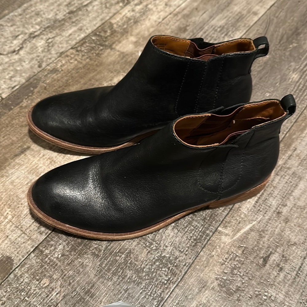 Kork-Ease leather ankle boots